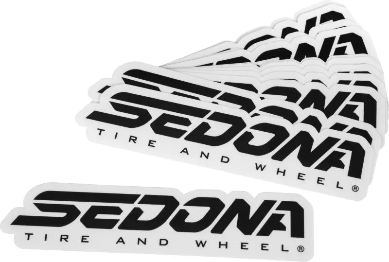 SEDONA 20PK BLK Sedona 6" Sedona Decal Pack Of 20 Black wps-87-8301b
