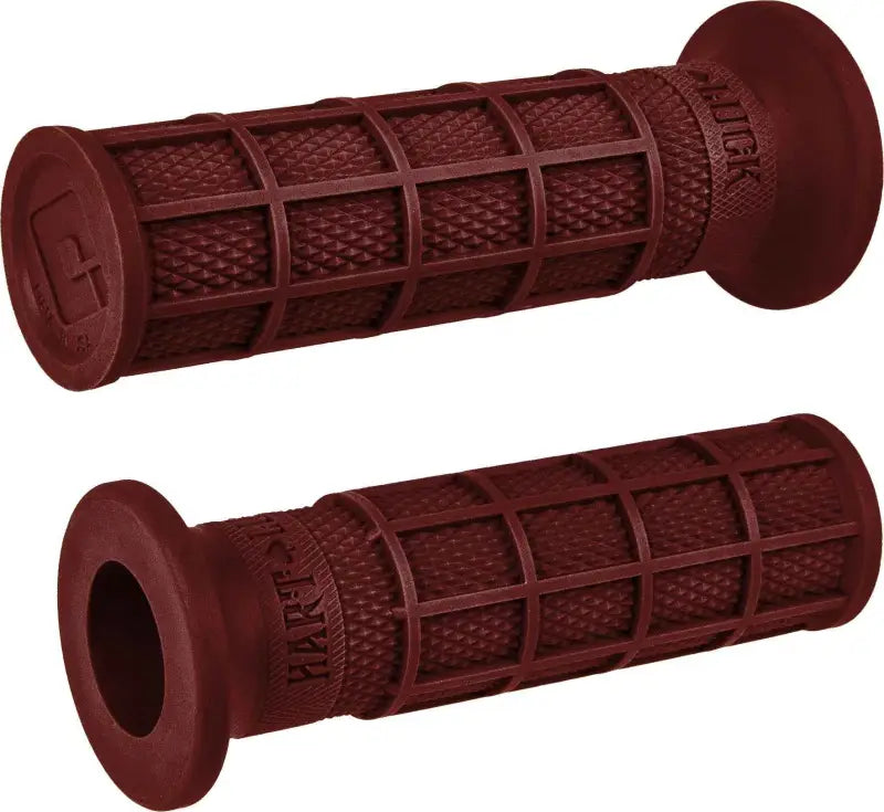 Single Ply Waffle Grips Vtwin Dark Red wps-206-40052