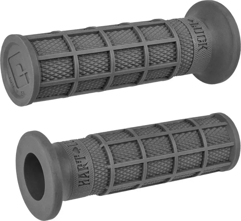 Single Ply Waffle Grips Vtwin Graphite wps-206-40054
