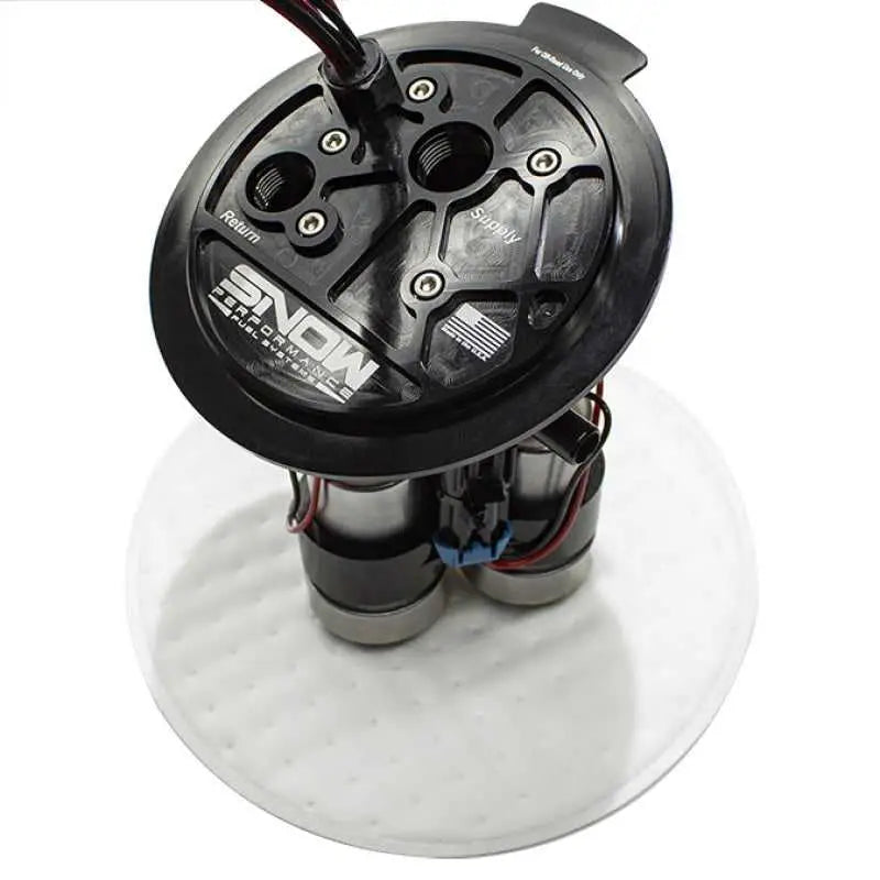 Snow 2015+ Dodge Hellcat/Demon/Redeye High Output Fuel Hat - Triple Pump snf-52400h