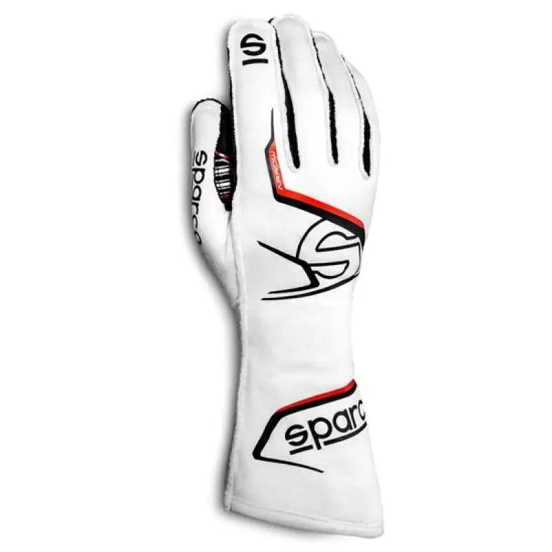 Sparco Gloves Arrow Kart 09 WHT/BLK 00255709binr