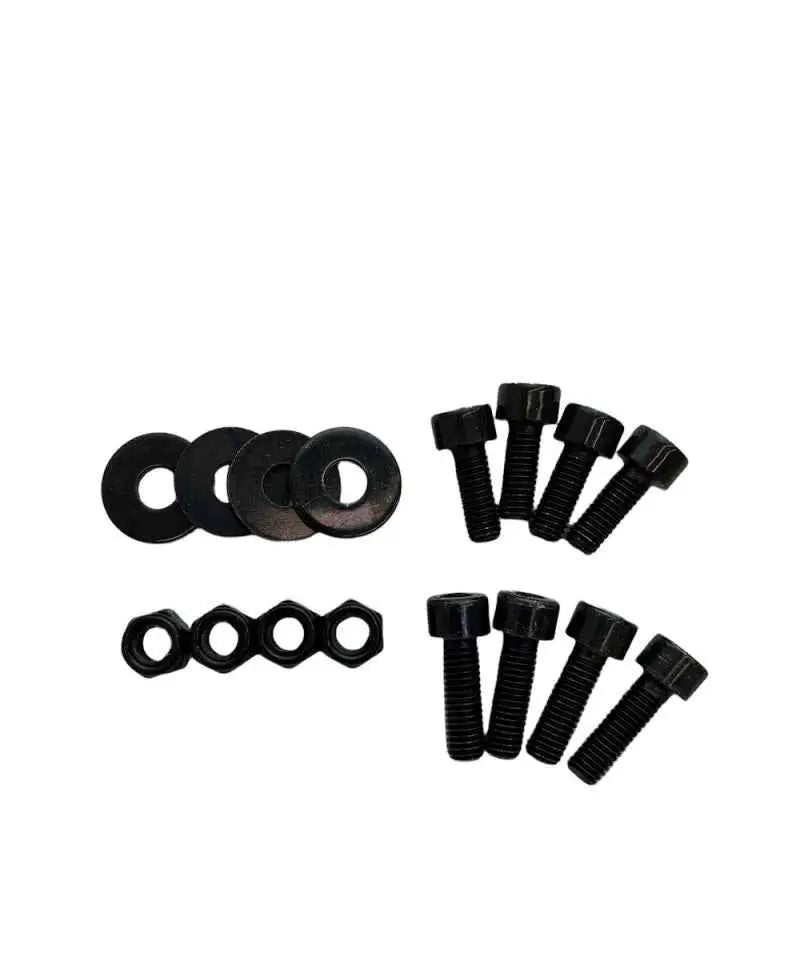 Sparco Seat Hardware Spacer Kit Bottom Mount - Black Zinc 50001zn