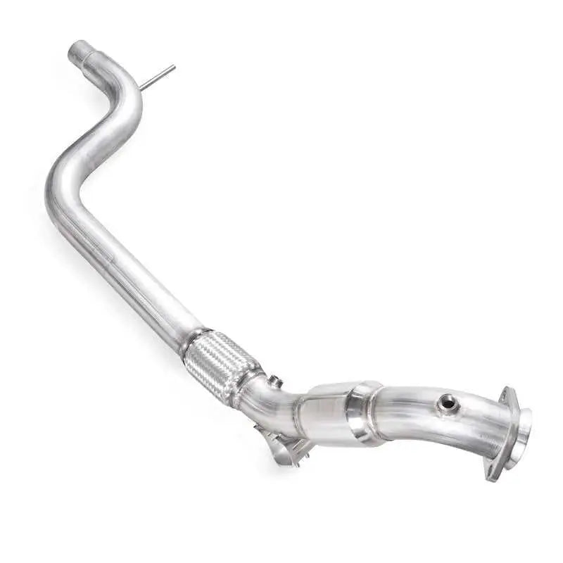 Stainless Works 2015-16 Mustang Downpipe 3in High-Flow Cats Factory Connection m15edpcat