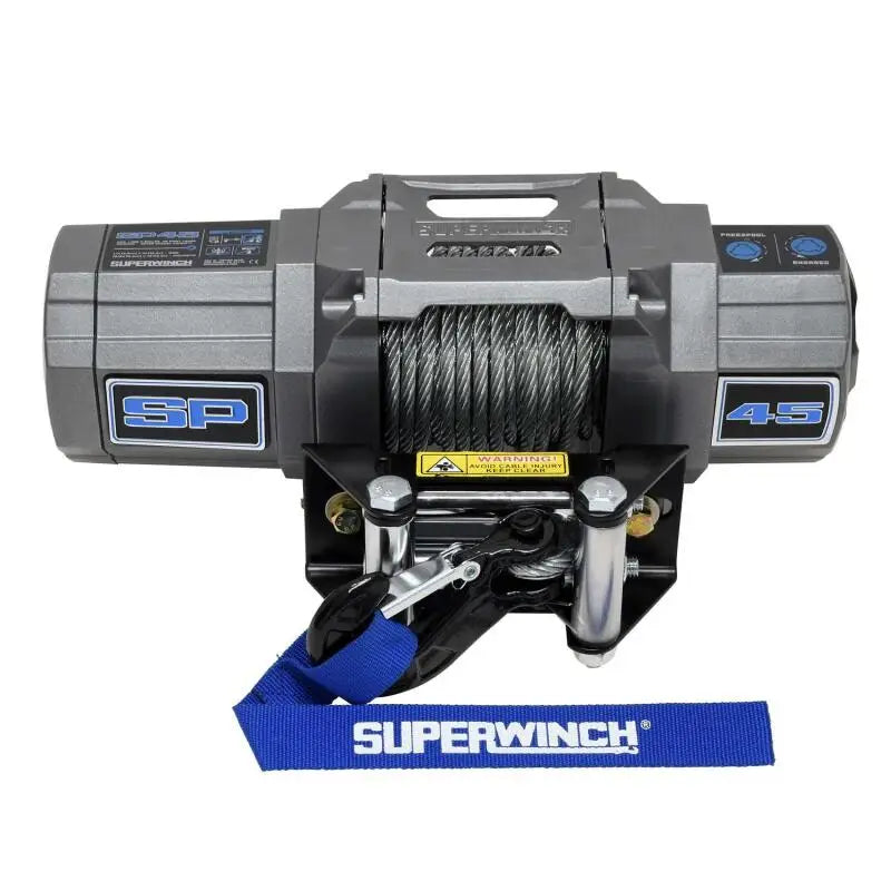 Superwinch 4500 LBS 12V DC 15/64in x 40ft Steel Rope Roller Fairlead SP 45 Winch suw1145240