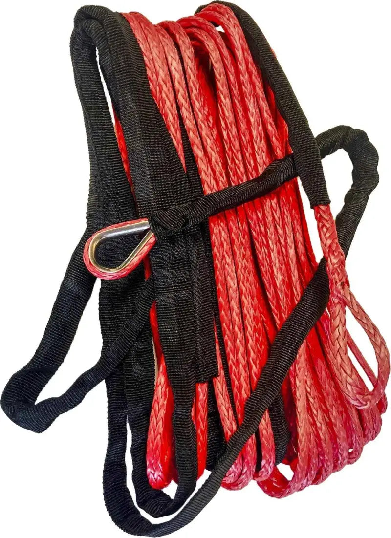 Synthetic Winch Rope 3/16" Diameter X 50 Ft. Red wps-57-0672
