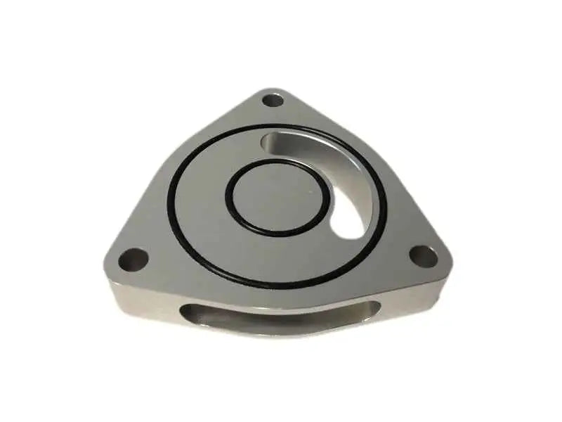 Torque Solution Blow Off BOV Sound Plate (Silver): Hyundai Genesis Coupe 2.0T ALL ts-gen-002s