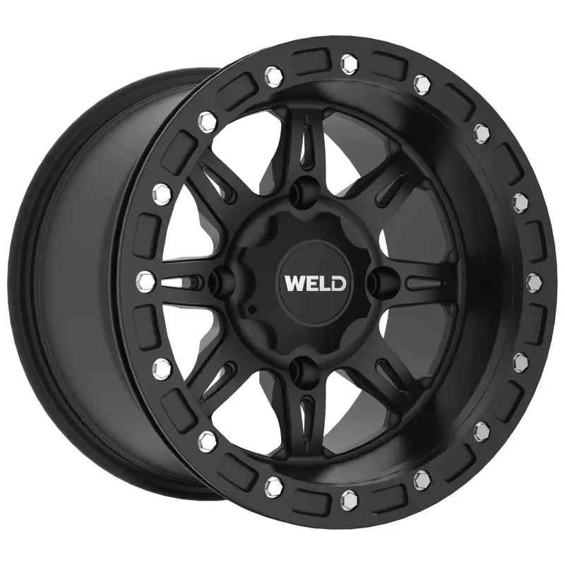 U510B0043500 Weld Wheels Cheyenne Beadlock Satin Blk 15X10 5+5 4X156 wps-575-3203