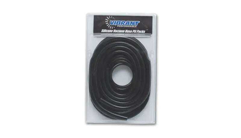 Vibrant Silicon vac Hose Pit Kit Blk 5ft- 1/8in 10ft- 5/32in 4ft- 3/16in 4ft- 1/4in 2ft-3/8in vib2104