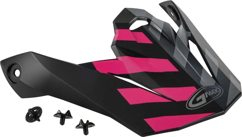 Visor W/Screws Fame Mx 86 Matte Black/Pink/Silver wps-72-3959