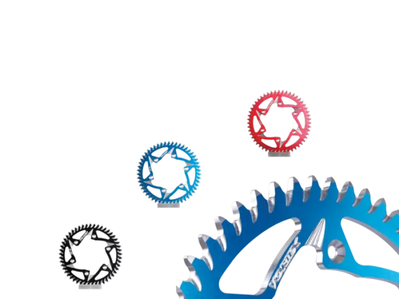 Vortex Racing Steel Rear Sprocket 520 45 Tooth- Black vtx452as-45