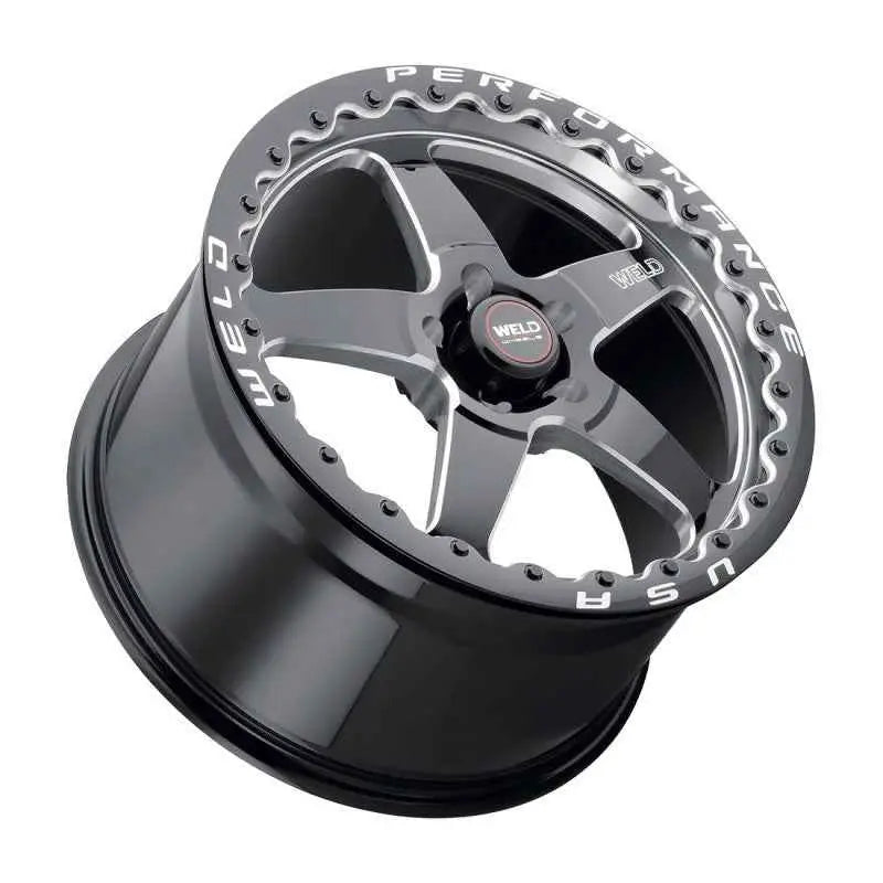Weld 17x10 Ventura Beadlock 5x114.3 ET00 BS5.50 Gloss BLK MIL DIA 78.1 s90470045p40