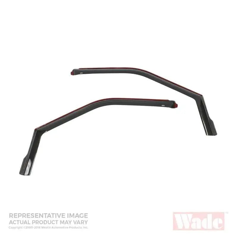 Westin 2003-2010 Honda Element Wade In-Channel Wind Deflector 2pc - Smoke 72-44485