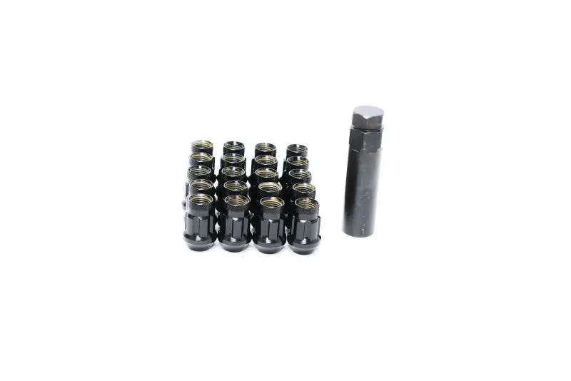 Wheel Mate Monster Lug 35 Short Lug Nut Set of 20 - Black 14x1.50 whm33000b