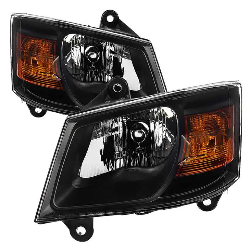 xTune Dodge Grand Caravan 08-10 OEM Style Headlights-Black HD-JH-DGC08-AM-BK 9035173