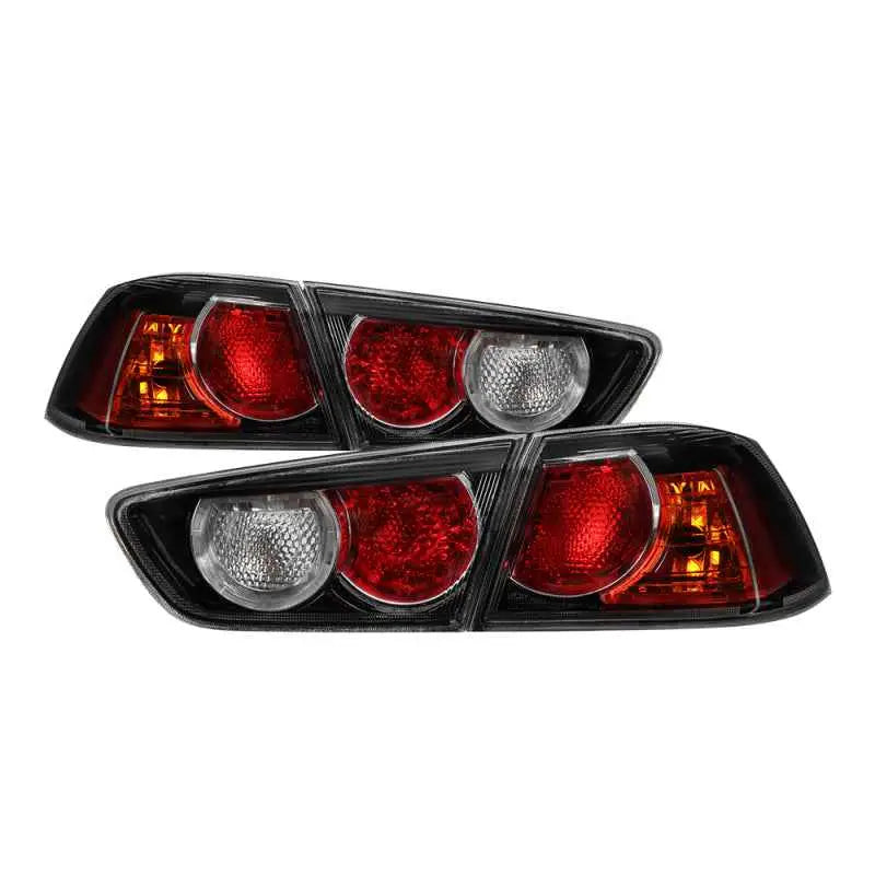 xTune Mitsubishi Lancer 08-15 OE Style Tail Lights - Black ALT-JH-MLEVO08-OE-BK 9937323