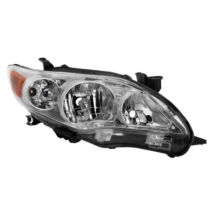 xTune Toyota Corolla 11-13 Passenger Side Headlights - OEM Right - Chrome HD-JH-TCO11-OE-R 9937545