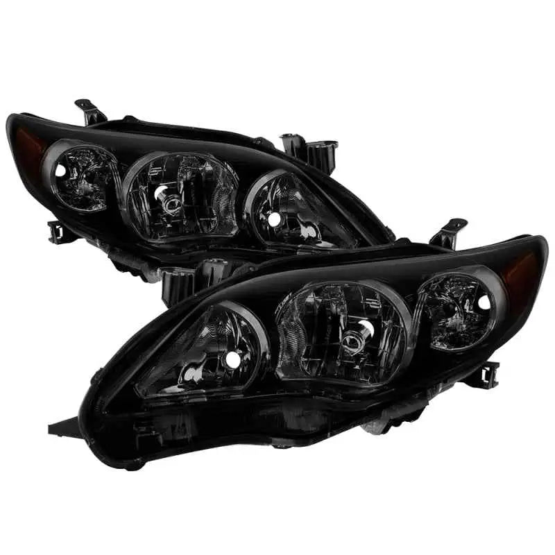 xTune Toyota Corolla 11-13 S XRS OE Style Headlights - Black Smoke HD-JH-TCO11-AM-BSM 9937576