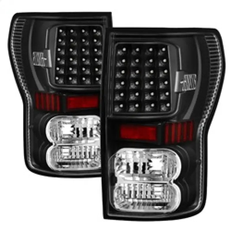 Xtune Toyota Tundra 07-13 LED Tail Lights Black ALT-ON-TTU07-LED-BK spy5013200