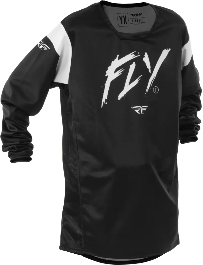 Youth Kinetic Stoke Jersey Black/White Yxl 378-525yxl