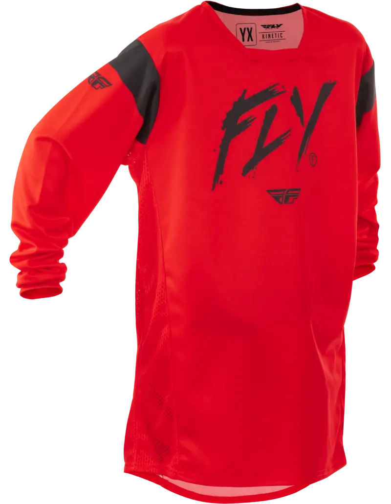Youth Kinetic Stoke Jersey Red/Black Ys 378-527ys