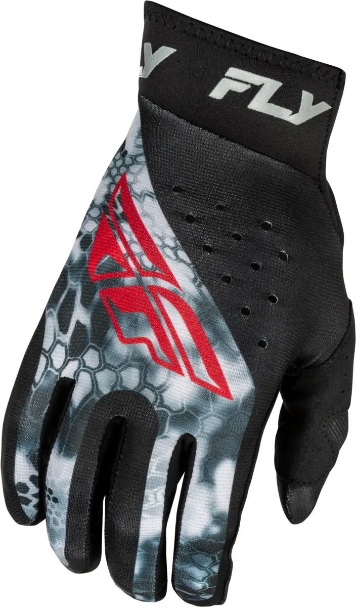 Youth Pro Lite Kryptek Gloves Black/Red/Grey Yl 378-047yl