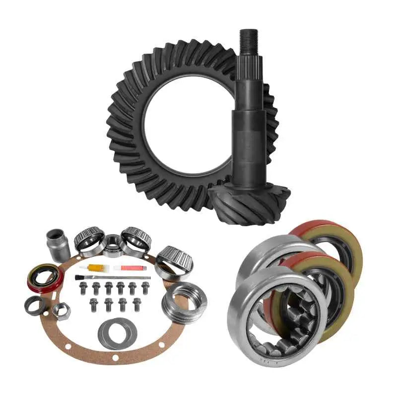 Yukon Gear 8.2in GM 3.73 Rear Ring & Pinion Install Kit 2.25in OD Axle Bearings & Seals ygk2211