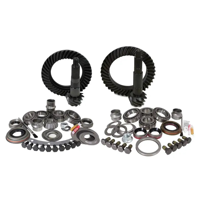 Yukon Gear Gear & Install Kit Package For Jeep TJ w/ Dana 30 Front/Model 35 Rear in a 4.56 Ratio yukYGK005