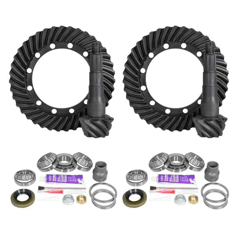 Yukon Gear Ring & Pinion Gear Kit Package Front & Rear with Install Kits - Toyota 9.5/9.5 ygkt010-488