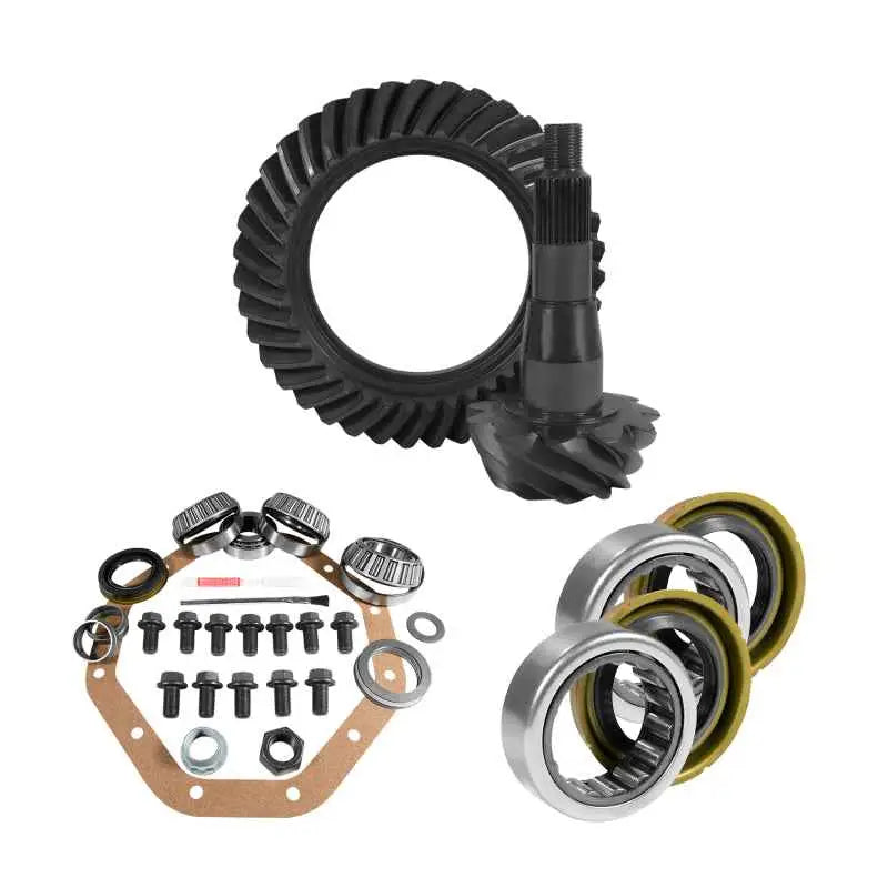 Yukon Gear ZF 9.25in CHY 3.91 Rear Ring & Pinion Install Kit Axle Bearings & Seal ygk2084